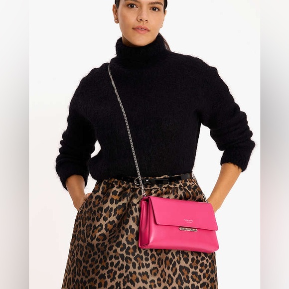 ♠️kate spade Grace Embellished Lock Clutch, Rosehip Pink NWT - Picture 10 of 10